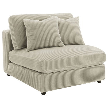 Armless Chair - Blaine Upholstered Armless Chair Sand