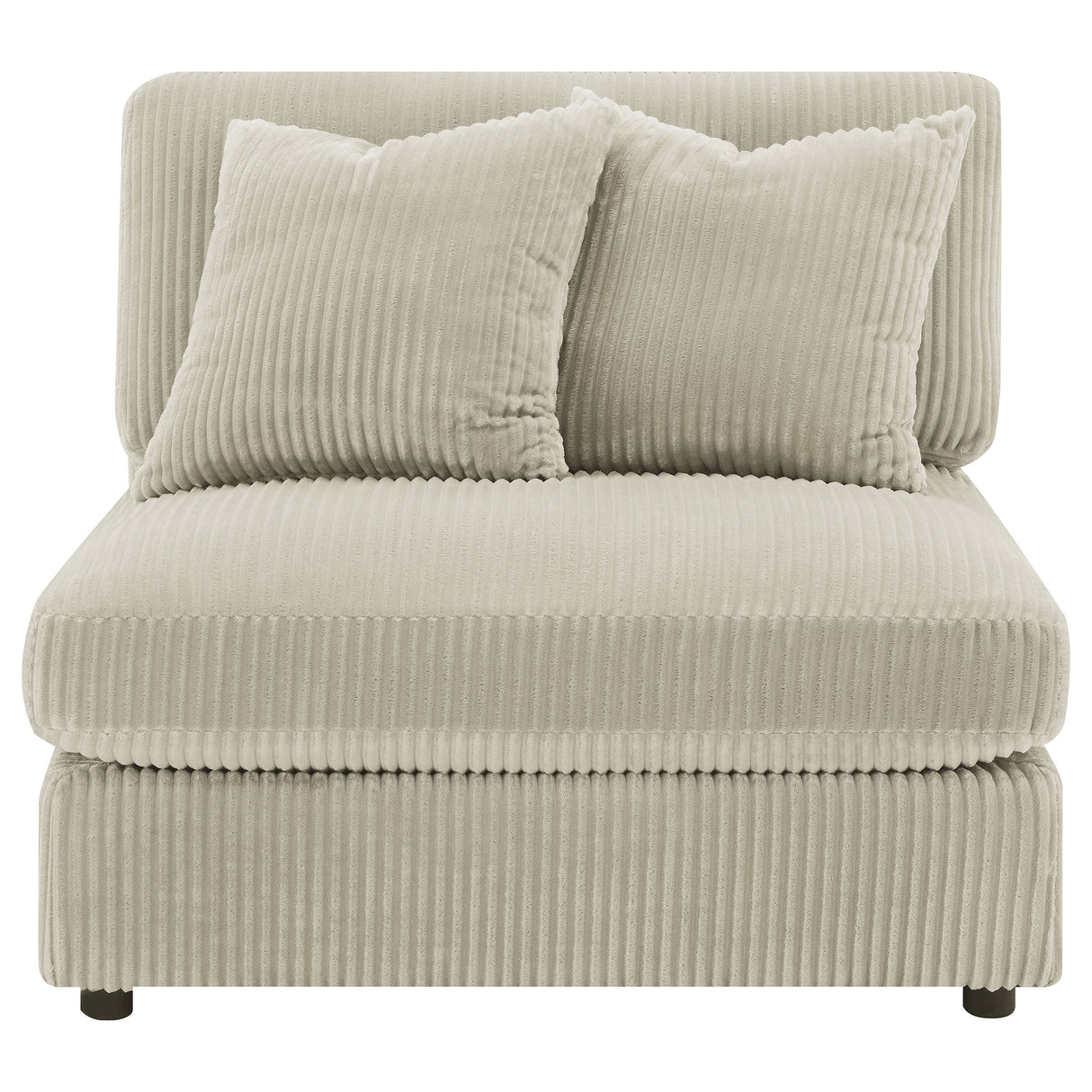 Armless Chair - Blaine Upholstered Armless Chair Sand