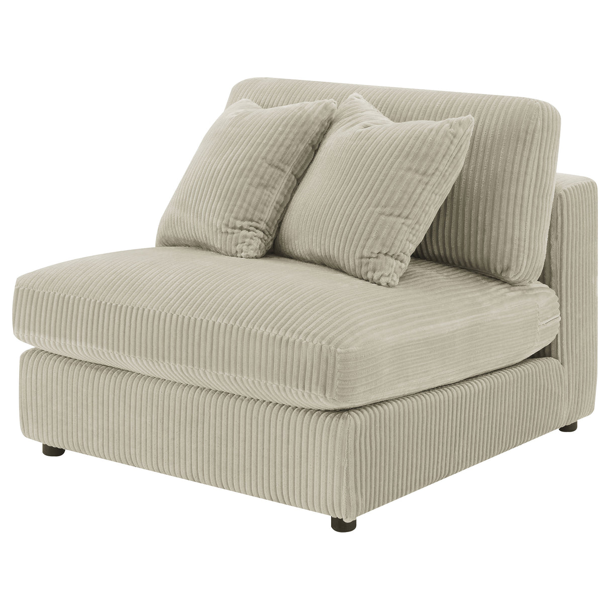 Armless Chair - Blaine Upholstered Armless Chair Sand