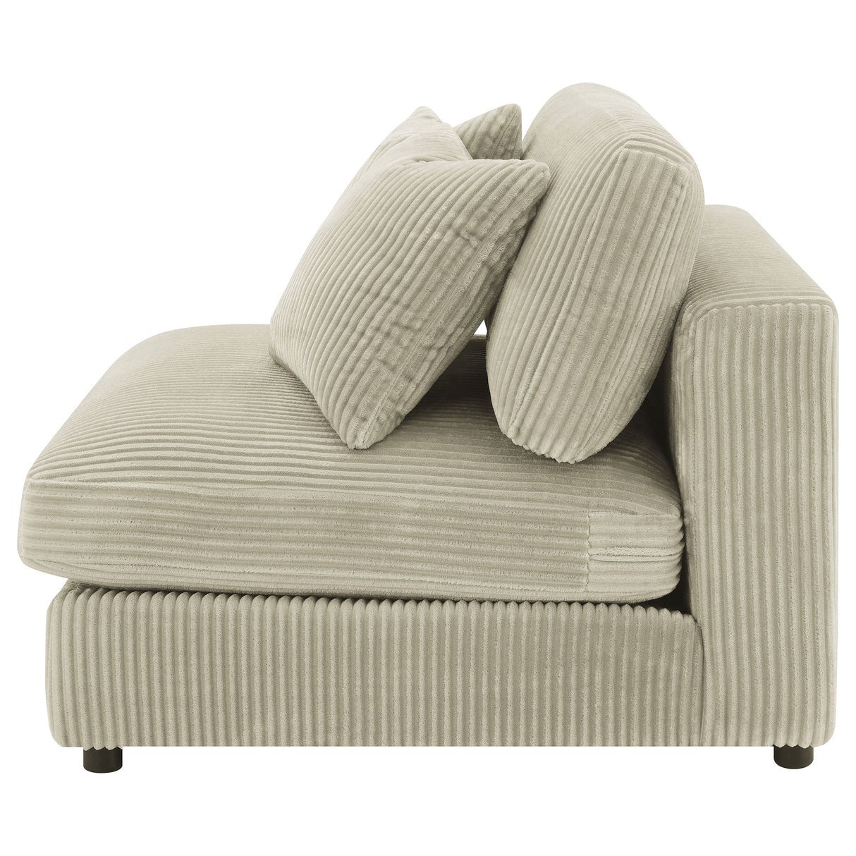 Armless Chair - Blaine Upholstered Armless Chair Sand