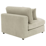 Armless Chair - Blaine Upholstered Armless Chair Sand