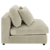 Armless Chair - Blaine Upholstered Armless Chair Sand | Coaster | Home Elegance USA