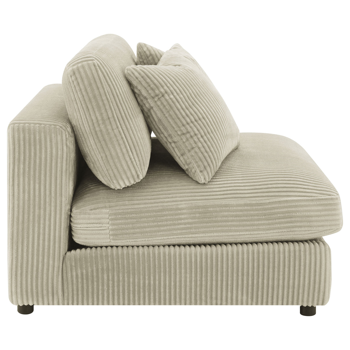 Armless Chair - Blaine Upholstered Armless Chair Sand