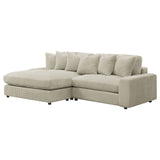 Blaine Upholstered Reversible Sectional Sofa Sand | Coaster - 509899 - Home Elegance USA - 4