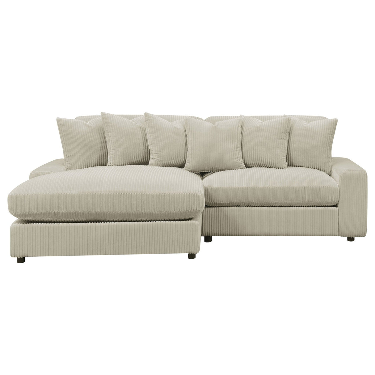 Blaine Upholstered Reversible Sectional Sofa Sand | Coaster - 509899 - Home Elegance USA - 6