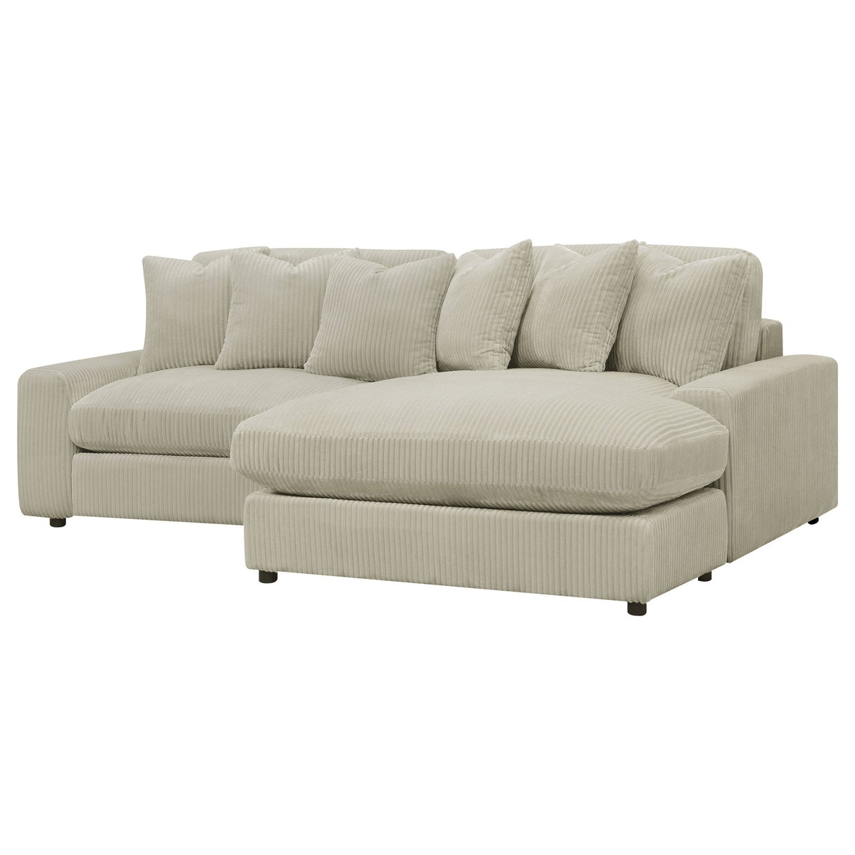 Blaine Upholstered Reversible Sectional Sofa Sand | Coaster - 509899 - Home Elegance USA - 7