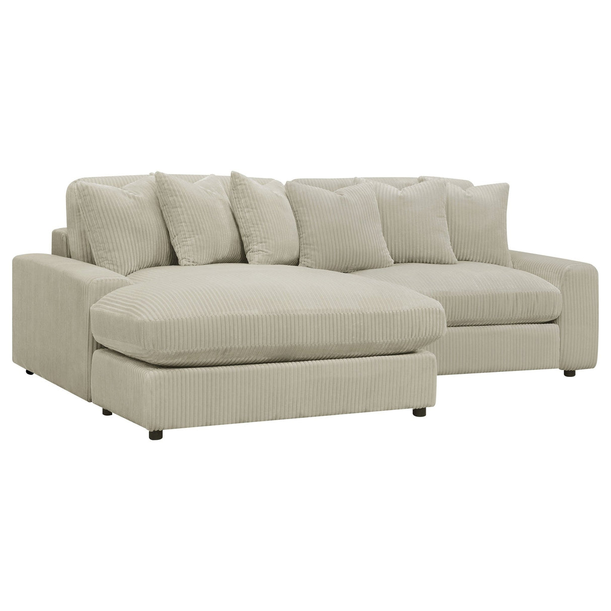 Blaine Upholstered Reversible Sectional Sofa Sand | Coaster - 509899 - Home Elegance USA - 8