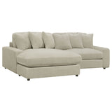 Blaine Upholstered Reversible Sectional Sofa Sand | Coaster | Home Elegance USA