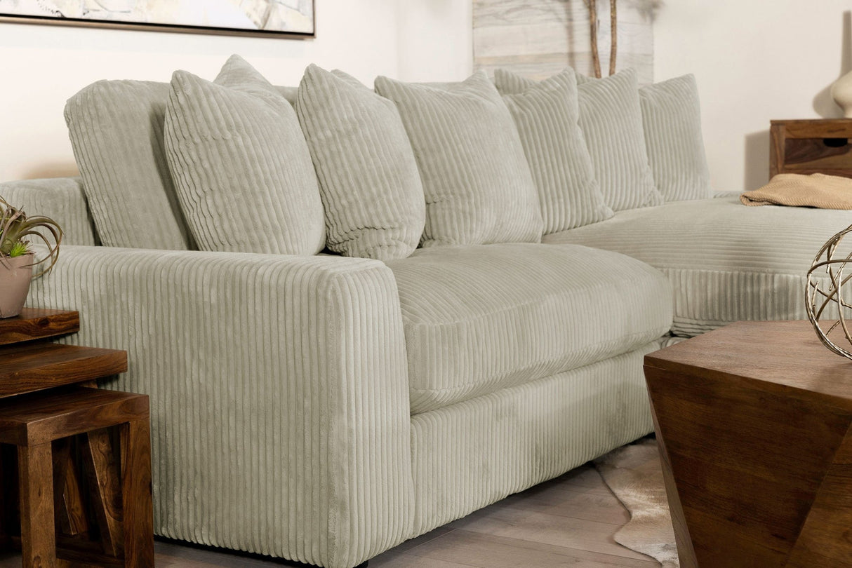 Blaine Upholstered Reversible Sectional Sofa Sand | Coaster | Home Elegance USA