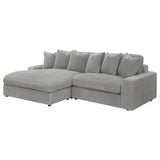 Blaine Upholstered Reversible Sectional Fog | Coaster - 509900 - Home Elegance USA - 4