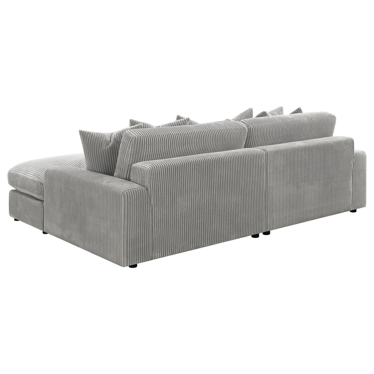 Blaine Upholstered Reversible Sectional Fog | Coaster - 509900 - Home Elegance USA - 9