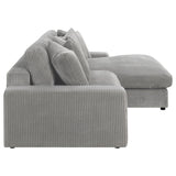 Blaine Upholstered Reversible Sectional Fog | Coaster - 509900 - Home Elegance USA - 11