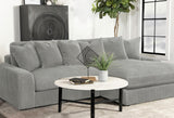 Blaine Upholstered Reversible Sectional Fog | Coaster - 509900 - Home Elegance USA - 14