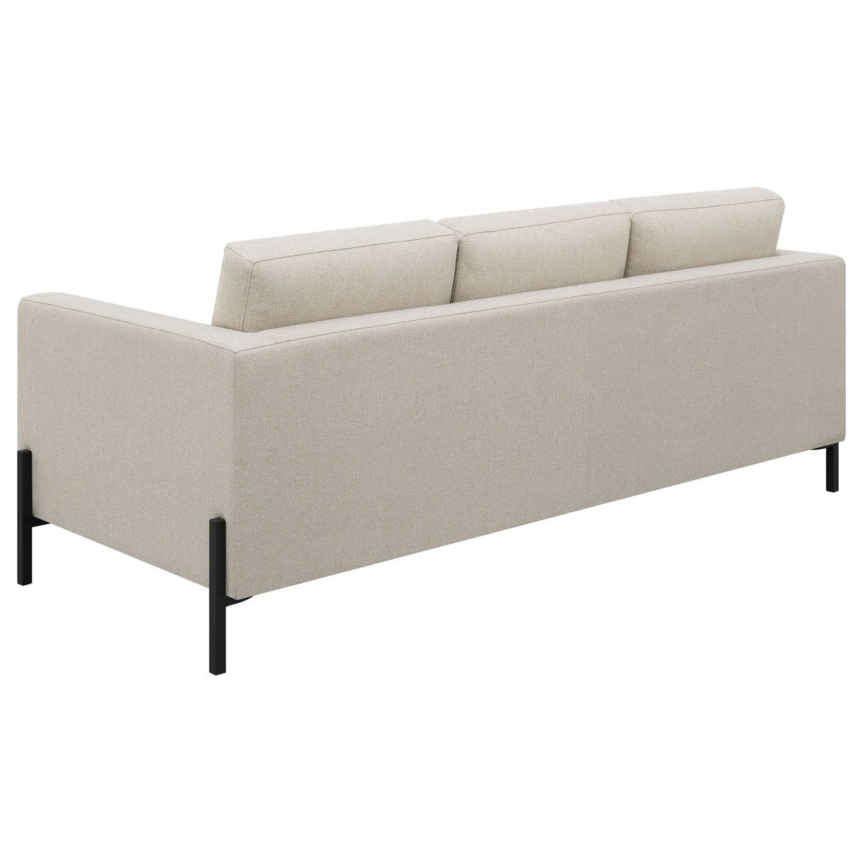 Tilly 2 - piece Upholstered Track Arms Sofa Set Oatmeal | Coaster | Home Elegance USA