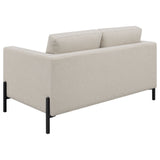 Tilly 2 - piece Upholstered Track Arms Sofa Set Oatmeal | Coaster | Home Elegance USA