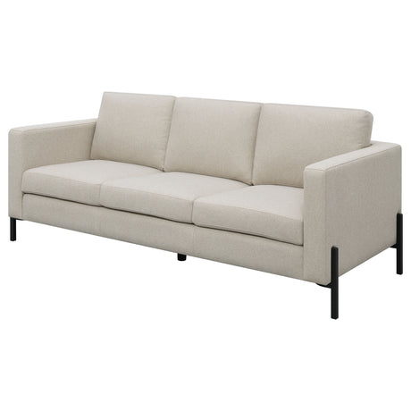 Sofa - Tilly Upholstered Track Arms Sofa Oatmeal