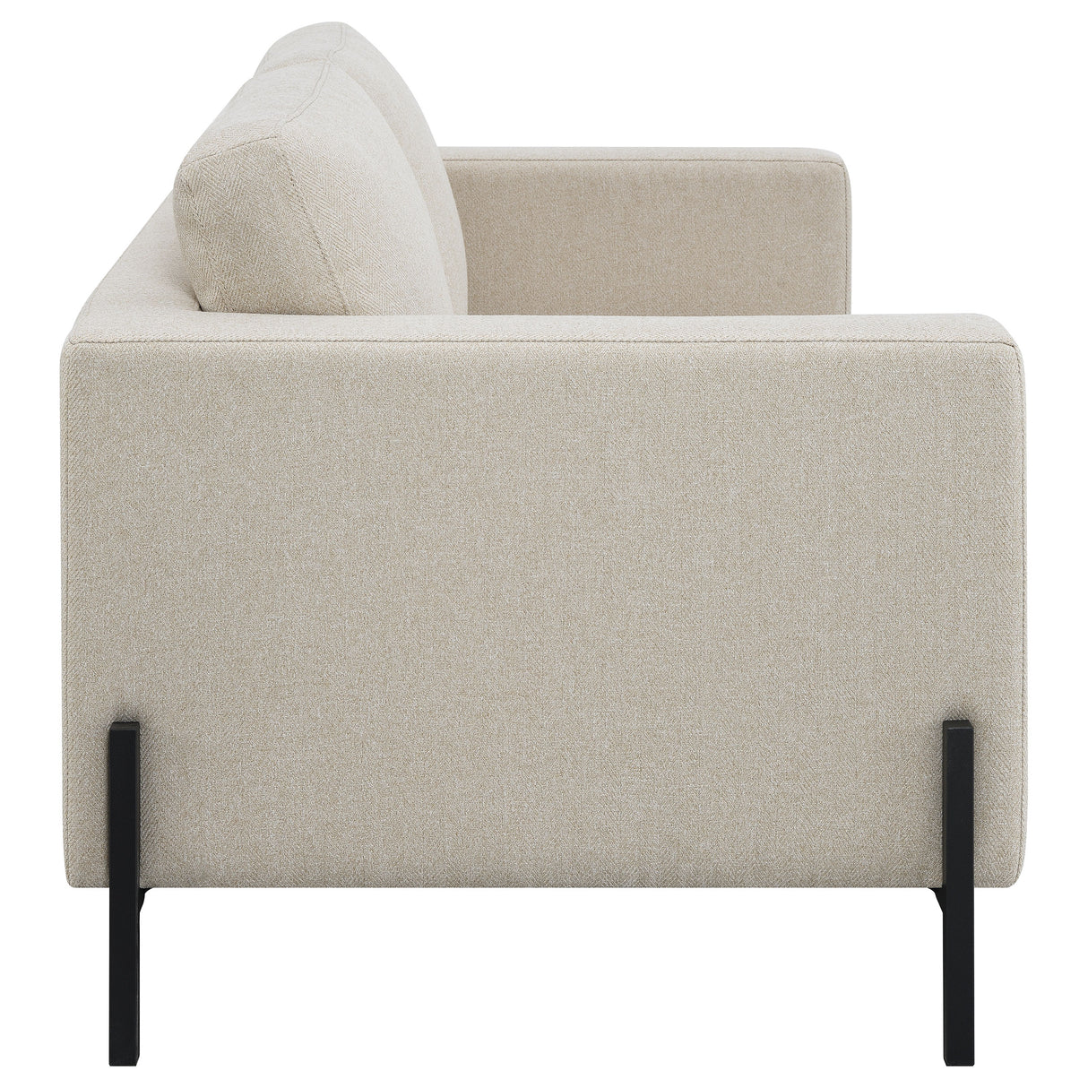 Loveseat - Tilly Upholstered Track Arms Loveseat Oatmeal