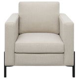 Chair - Tilly Upholstered Track Arms Chair Oatmeal
