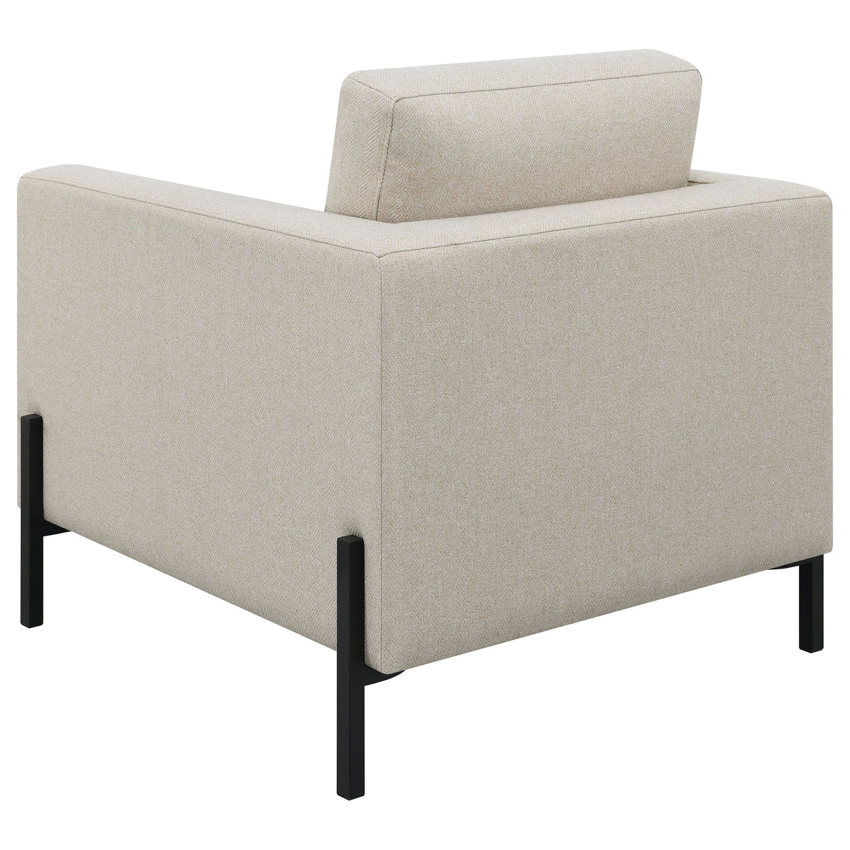 Chair - Tilly Upholstered Track Arms Chair Oatmeal