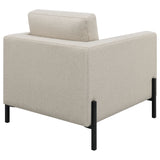 Chair - Tilly Upholstered Track Arms Chair Oatmeal