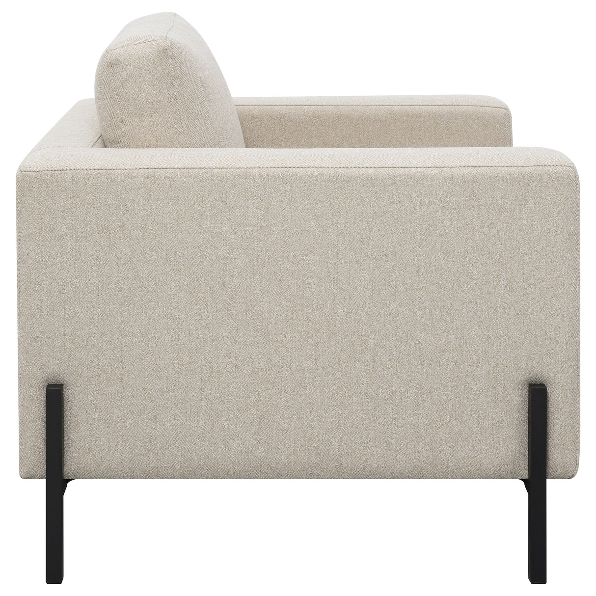 Chair - Tilly Upholstered Track Arms Chair Oatmeal