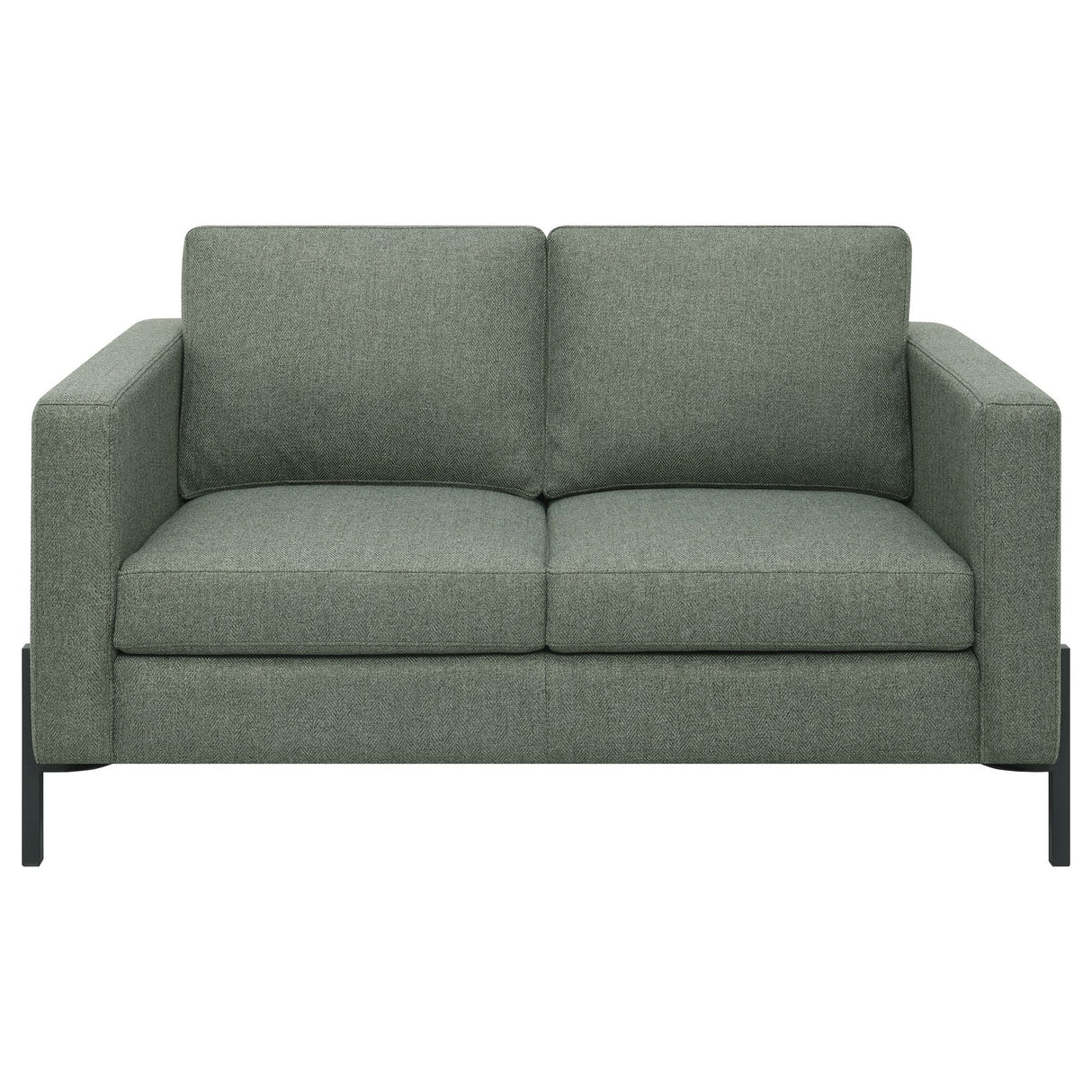 Tilly 2 - piece Upholstered Track Arms Sofa Set Sage | Coaster | Home Elegance USA