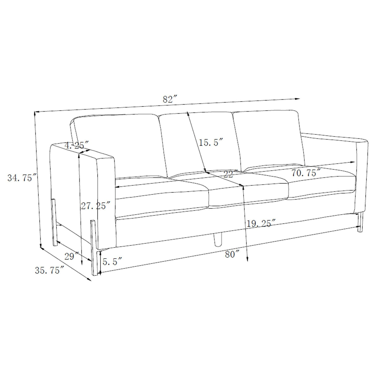 Tilly 2 - piece Upholstered Track Arms Sofa Set Sage | Coaster | Home Elegance USA