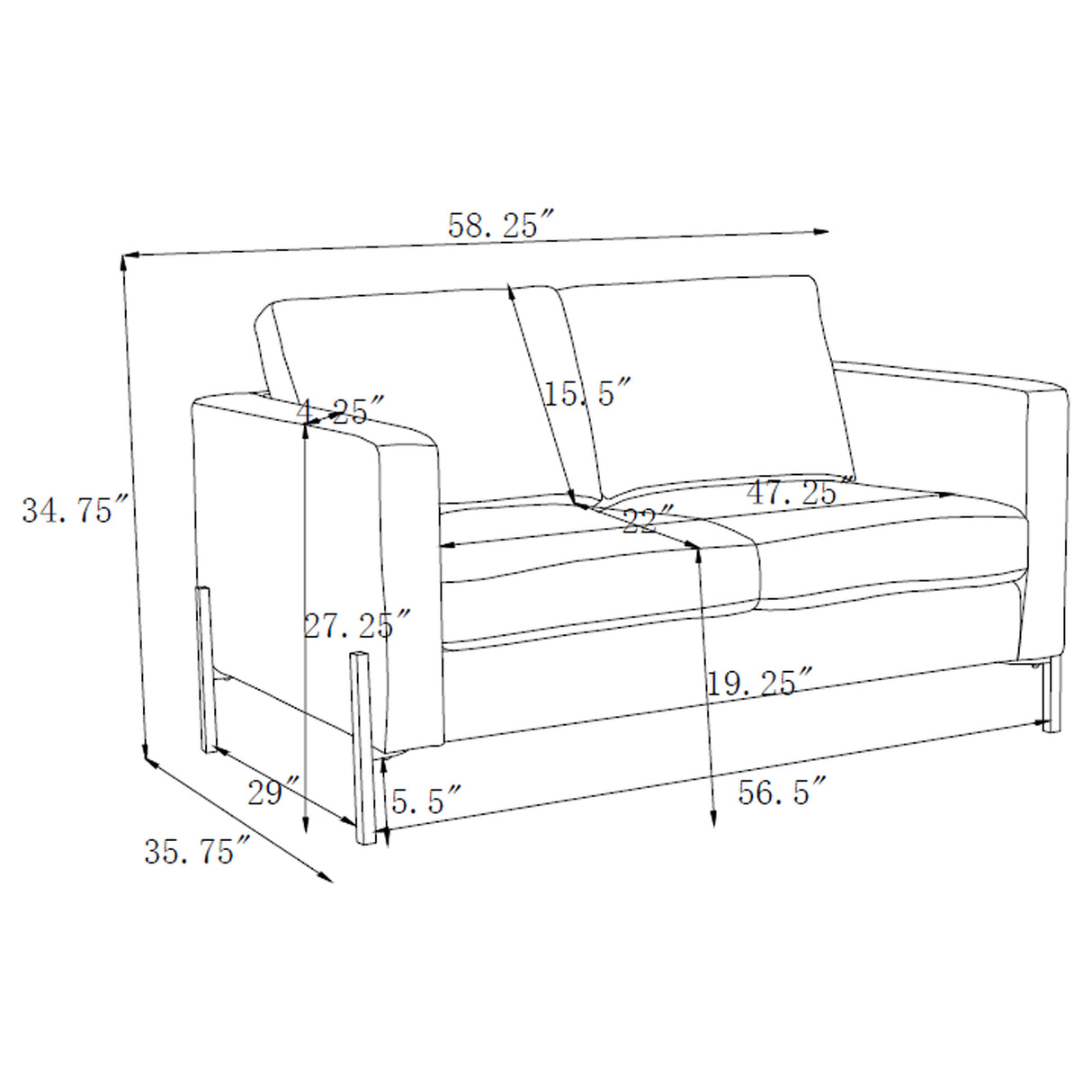 Tilly 2 - piece Upholstered Track Arms Sofa Set Sage | Coaster | Home Elegance USA