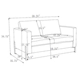 Tilly 2 - piece Upholstered Track Arms Sofa Set Sage - 509904 - S2 - image - 12