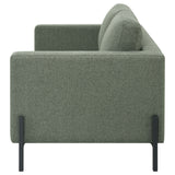 Loveseat - Tilly Upholstered Track Arms Loveseat Sage