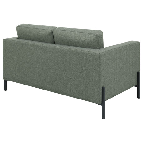 Loveseat - Tilly Upholstered Track Arms Loveseat Sage