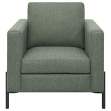 Chair - Tilly Upholstered Track Arms Chair Sage