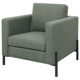 Chair - Tilly Upholstered Track Arms Chair Sage