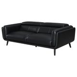 Sofa - Shania Track Arms Sofa with Tapered Legs Black