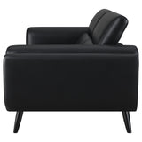 Sofa - Shania Track Arms Sofa with Tapered Legs Black