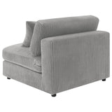 Armless Chair - Blaine Upholstered Armless Chair Fog | Coaster | Home Elegance USA