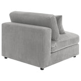 Armless Chair - Blaine Upholstered Armless Chair Fog | Coaster | Home Elegance USA