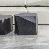 Parra Outdoor Side Table Slate - Black by Uttermost - View 6