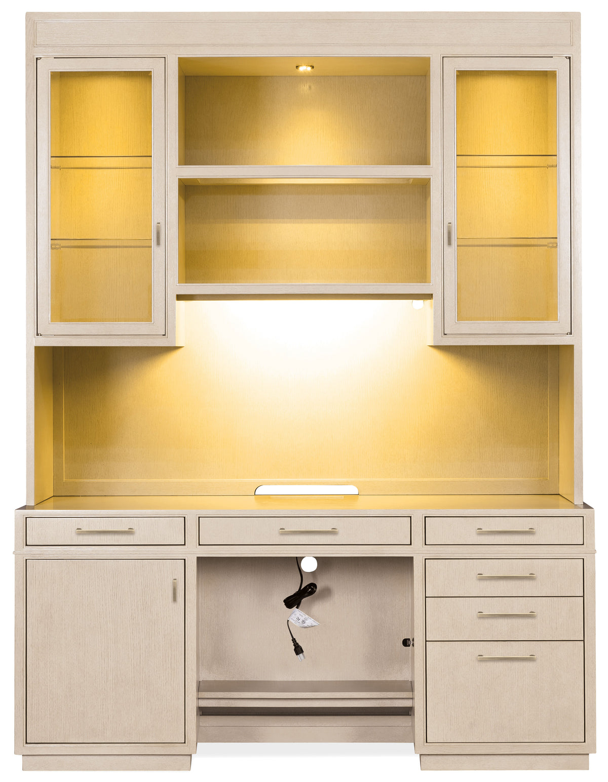 Credenza Polished Limestone - Beige by Hooker Furniture - View 10