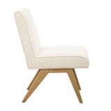 Blakely Armless Dining Chair - White / Light Brown by Uttermost - View 5