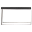 Jase Concrete Console Table - Black / Silver by Uttermost - View 1