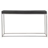 Jase Concrete Console Table - Black / Silver by Uttermost - View 1