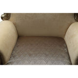 Acme - Ranita Chair W/2 Pillows 51042 Fabric & Champagne Finish
