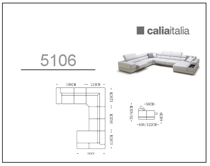 Divani Casa Pella Modern White Italian Leather Sectional Sofa - VGCA5106 - WHT - FL - Home Elegance USA - 5