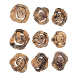 Corkscrew Wood Wall Decor (Set of 9) - Light Brown by Uttermost - View 4