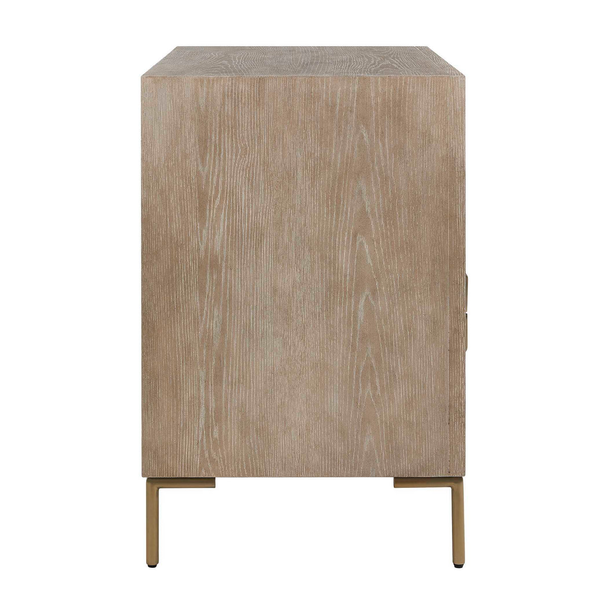 Alessia Modern Side Table Light Oak - Light Brown by Uttermost - View 7
