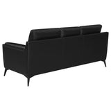 Sofa - Moira Upholstered Tufted Sofa with Track Arms Black