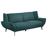 Acton 2 - piece Upholstered Flared Arm Sofa Set Teal Blue - 511161 - S2 - image - 2