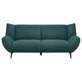 Acton 2 - piece Upholstered Flared Arm Sofa Set Teal Blue | Coaster | Home Elegance USA