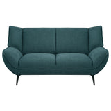 Acton 2 - piece Upholstered Flared Arm Sofa Set Teal Blue | Coaster | Home Elegance USA